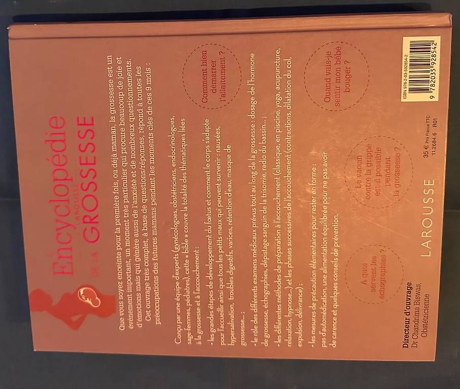 Libri: LEncyclopédie Larousse de la grossesse – Usato da Monts-de-Corsier venduto da mar_hlh6 2