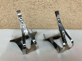 Verma Riviera Vintage Velo Pedalhaken / Toe Clips, selten