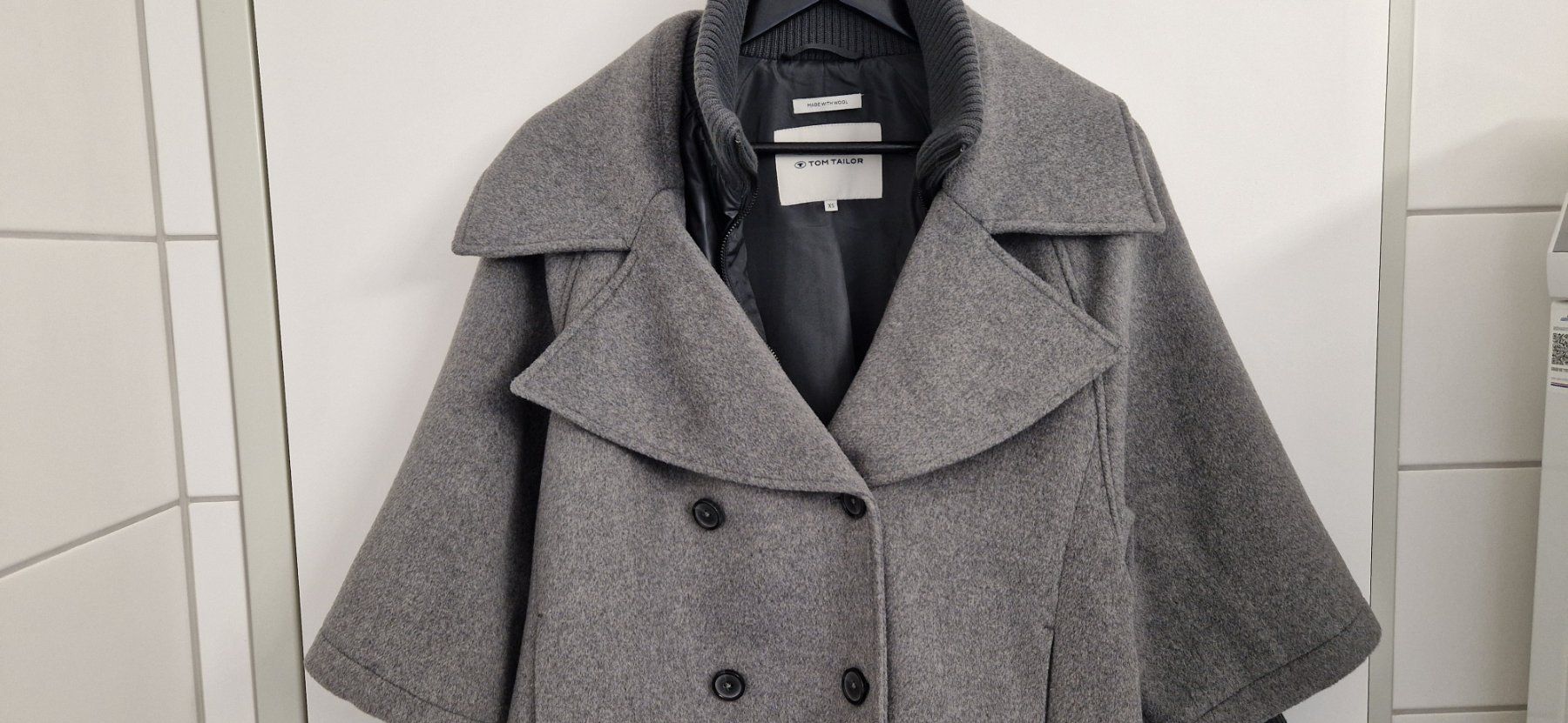 Tom Tailor Giacche: Tom Tailor Damen Jacke Cape - Gr. S - NEU – Nuovo (secondo la descrizione) da Kollbrunn venduto da Bobibau 3