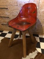 ALTER STAHL TRAKTOR STUHL NEU GEBAUT TOP DEKOSTÜCK