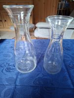 2 Glas Karaffen, 1Liter und 0,5 Liter