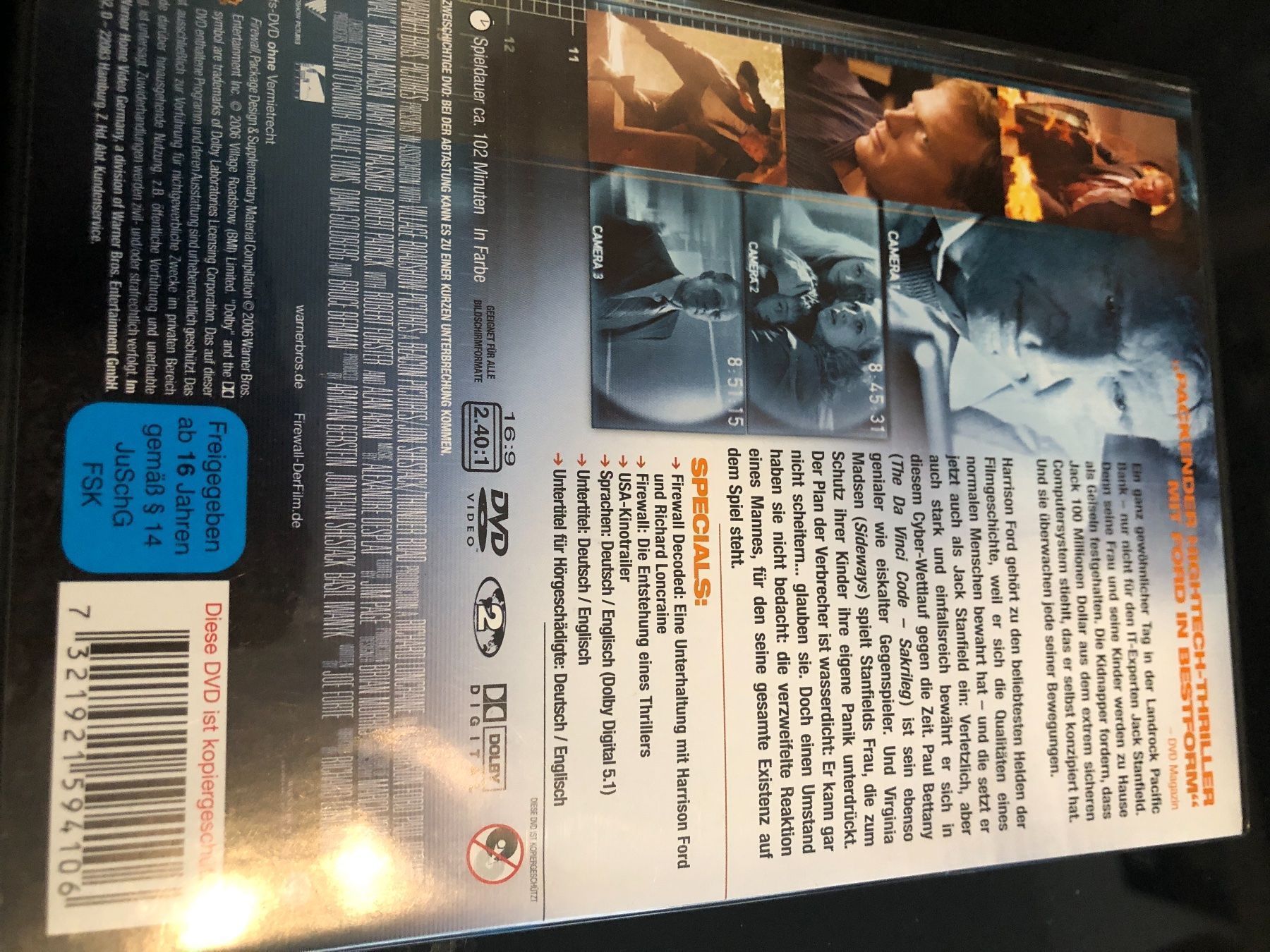 Tutti i DVDs: Firewall dvd – Usato da Seengen venduto da Predator86 1