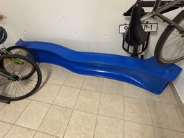 Blue Kids Slide - Perfect Garden Toy for Summer Fun!