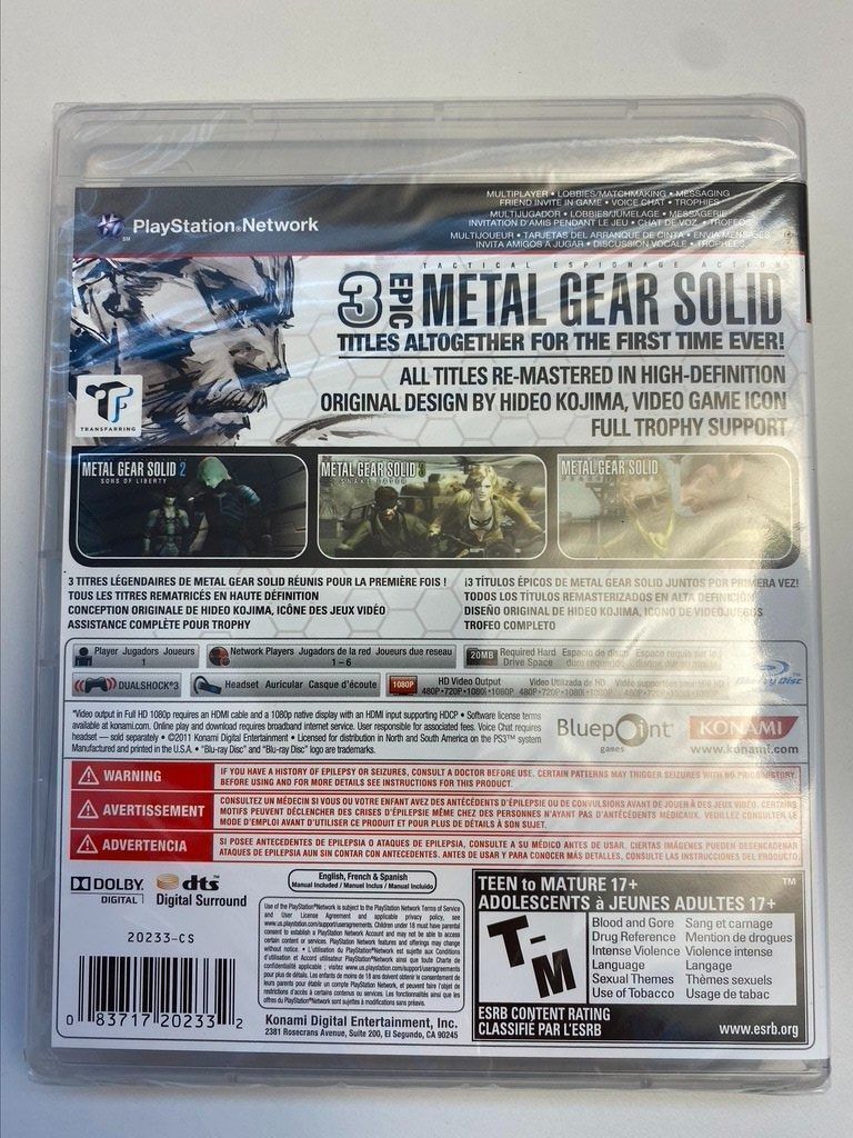 Giochi: Metal Gear Solid HD Collection OVP I SEALED I – Nuovo e nell'imballaggio originale da Küssnacht am Rigi venduto da Bionicmax 1
