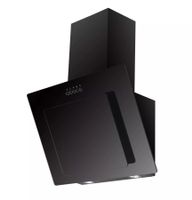 932 - Dunstabzugshaube Wandhaube 60cm Schwarz Kopffrei