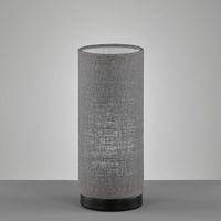 Tischleuchte, Leinenstoff, 25 cm Höhe