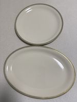 Vintage Bavaria Tirschenreuth Teller Set mit Goldrand! (59)