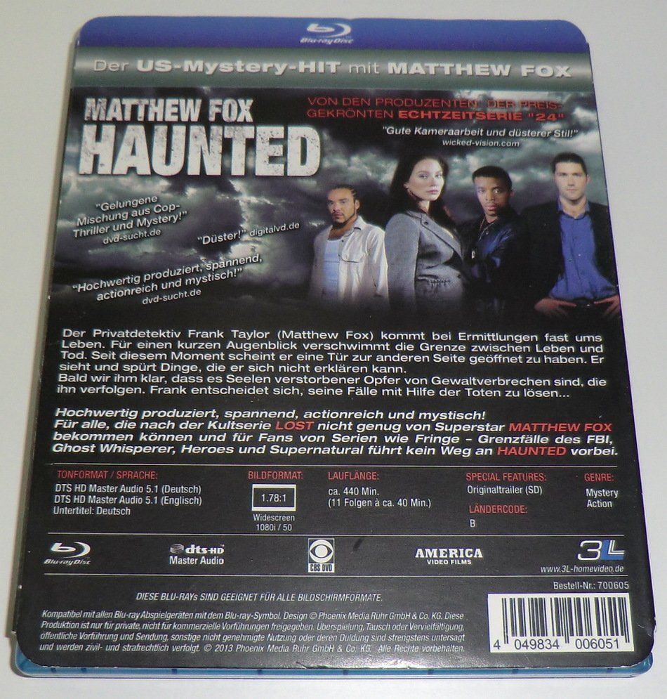 Tutti i DVDs: Haunted Die Komplette Serie! 2 Blu-rays Matthew Fox – Usato da Kreuzlingen venduto da JefN. 1