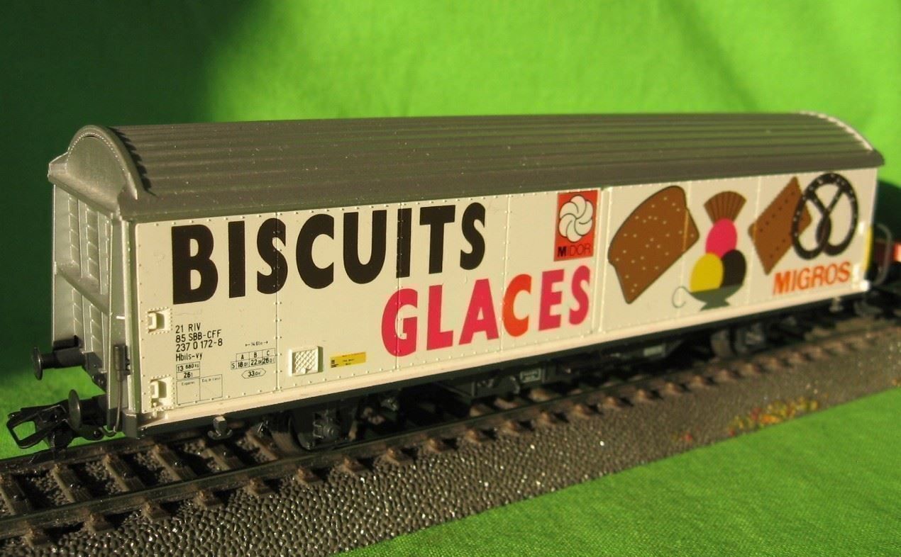 Giocattoli: SBB Schiebew. MIGROS BISCUITS GLACES nwm – Usato da Winterthur venduto da Ricardo211 1