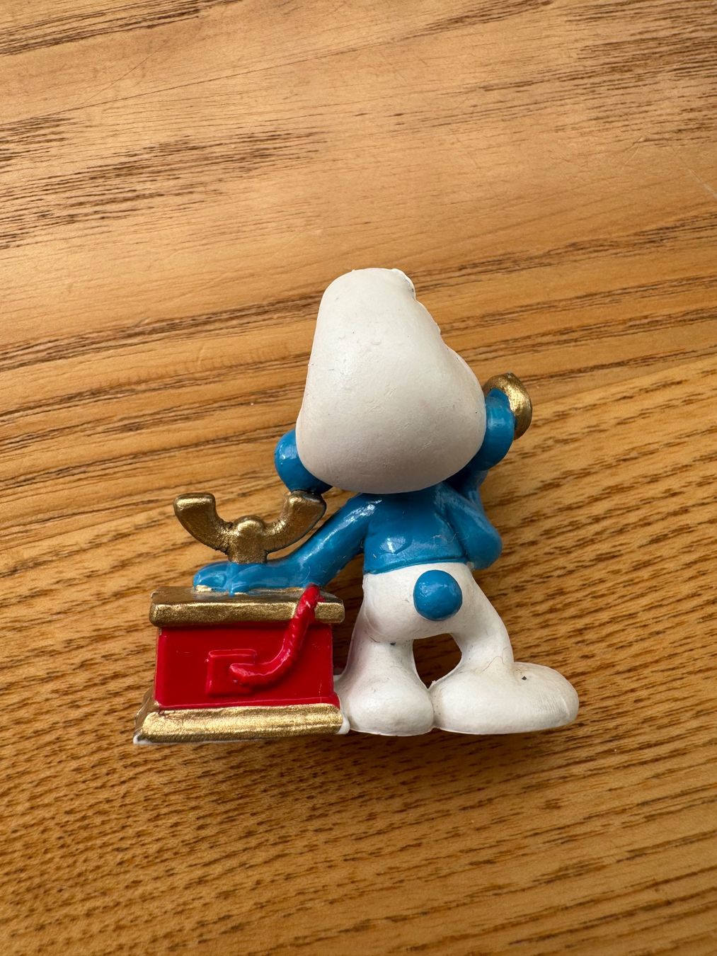 Statuette: Original Schlumpf Schleich Peyo - Telefon-Schlumpf – Usato da Fislisbach venduto da chili2006 2