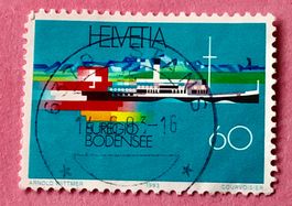 Nr. 845 LEBENSRAUM EUREGIO BODENSEE GESTEMPELT 1993   