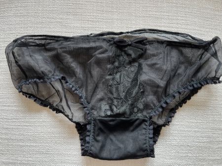 ✨✨✨ Culotte vintage en dentelle noire années 60 taille 38-40
