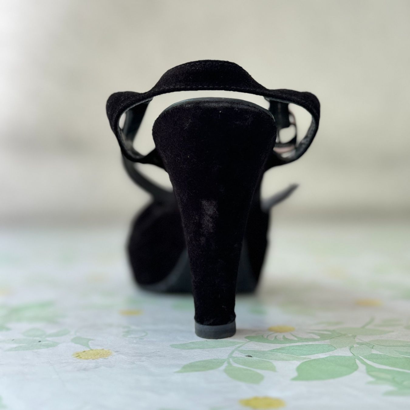 Scarpe da donna: Pointure 37 - Sandales à talon noires - Bata - Cuir – Usato da Genève venduto da Reveur 4
