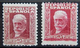 Spanien Kat. 622 I & II * 1931 Kat. 80 Euro
