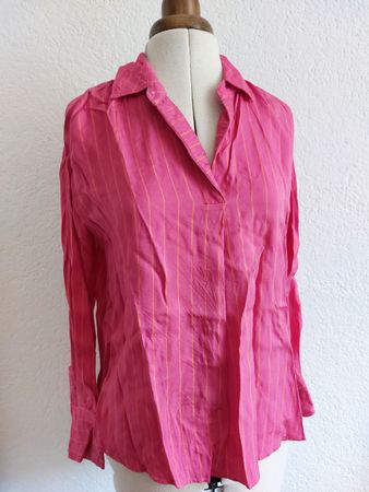 Eve in Paradise Bluse Gr.S, Pink gestreift