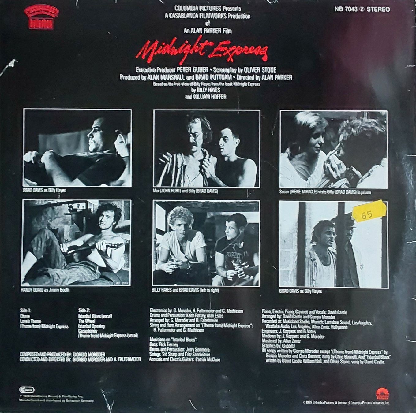 Dischi in vinile: Vinyl LP  - Music From Midnight Express  - Ger 78 - VG – Usato da Villeret venduto da Fil11 1