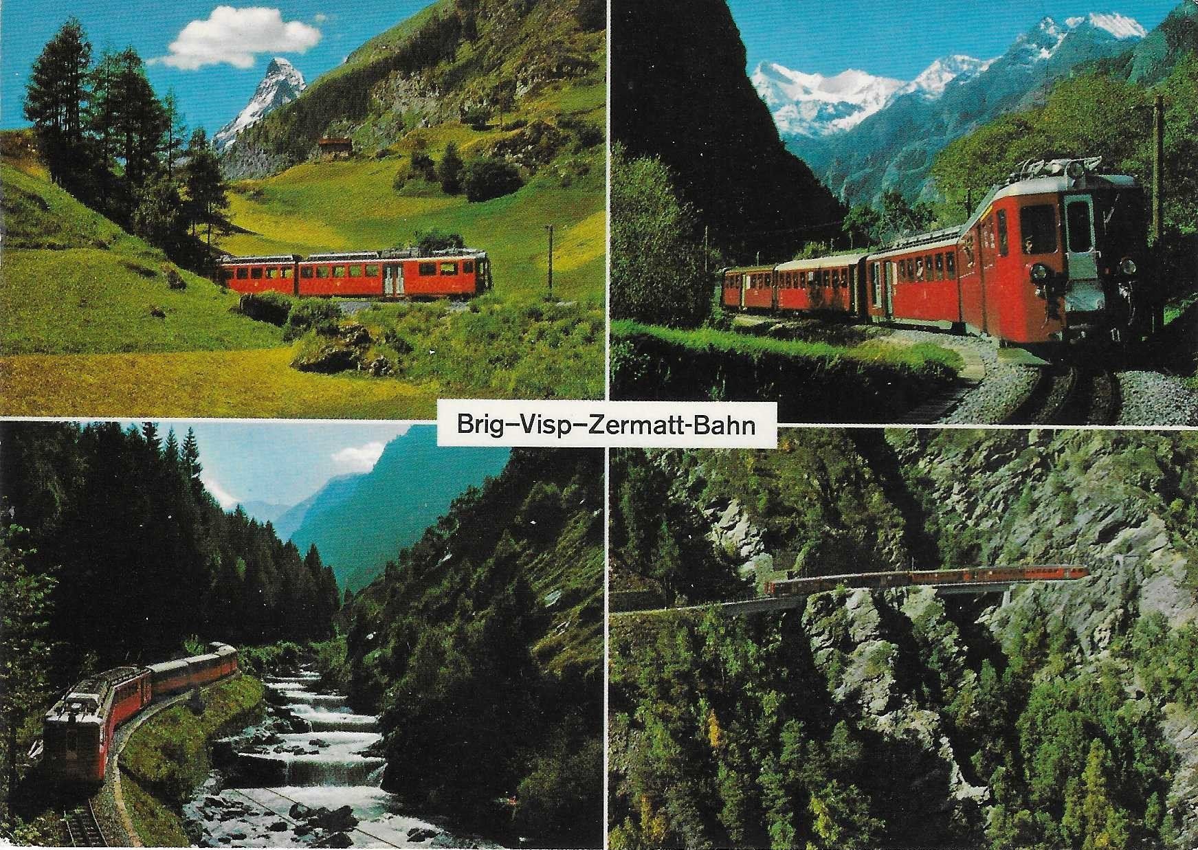 Cartoline postali: Brig-Visp-Zermatt-Bahn – Nuovo (secondo la descrizione) da Rothrist venduto da Stranglehold