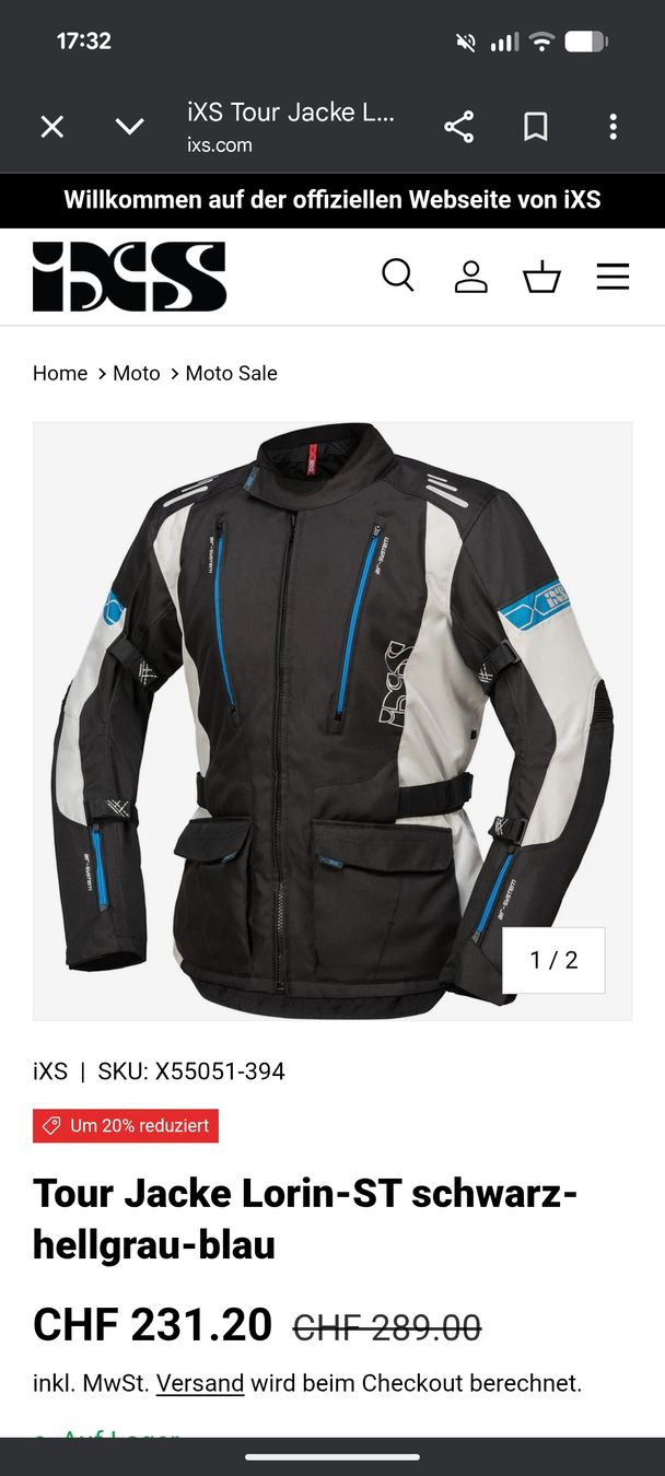 IXS Kleiderpakete: iXS Motorradjacke inkl. Motorradhose – Gebraucht aus Niederurnen von maus.on.the.bike 4
