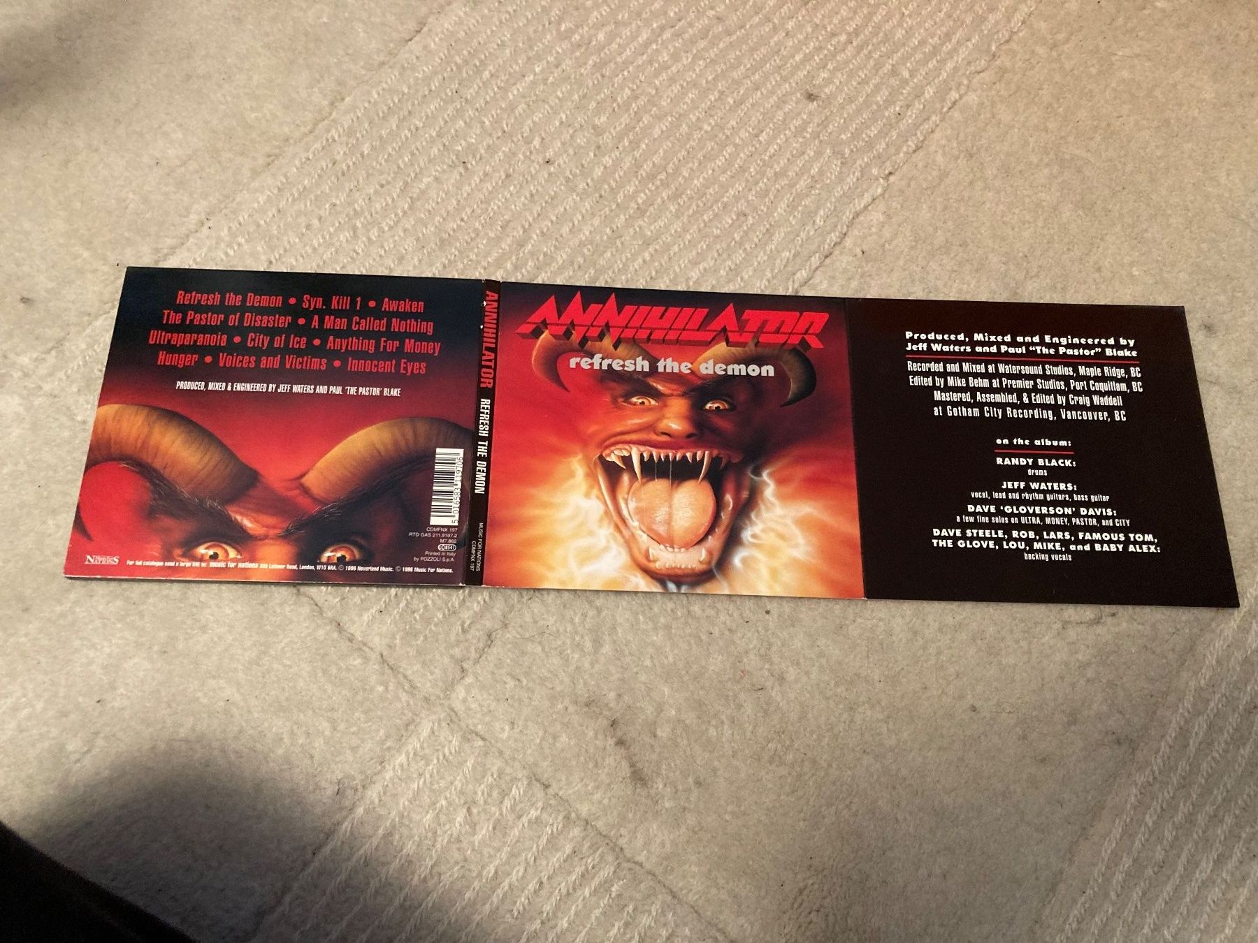 CDs: Annihilator - Refresh the Demon CD - Thrash Metal Klassiker! – Gebraucht aus Wagenhausen von Novafreund283 2
