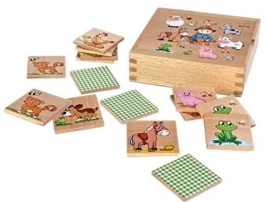Giochi: Memospiel aus Holz. Junior – Nuovo (secondo la descrizione) da Allenwinden venduto da Obalu 1