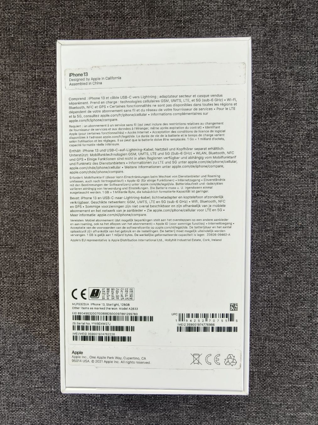 Apple Telefoni cellulari / Smartphones: iPhone 13 - 128GB Starlight, top Zustand – Usato da Lachen SZ venduto da ratata 1