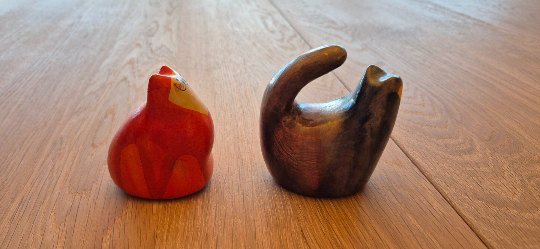 Figuren: Dekorative, handbemalte Katzenfiguren – Gebraucht aus Rorschacherberg von Fredb 3