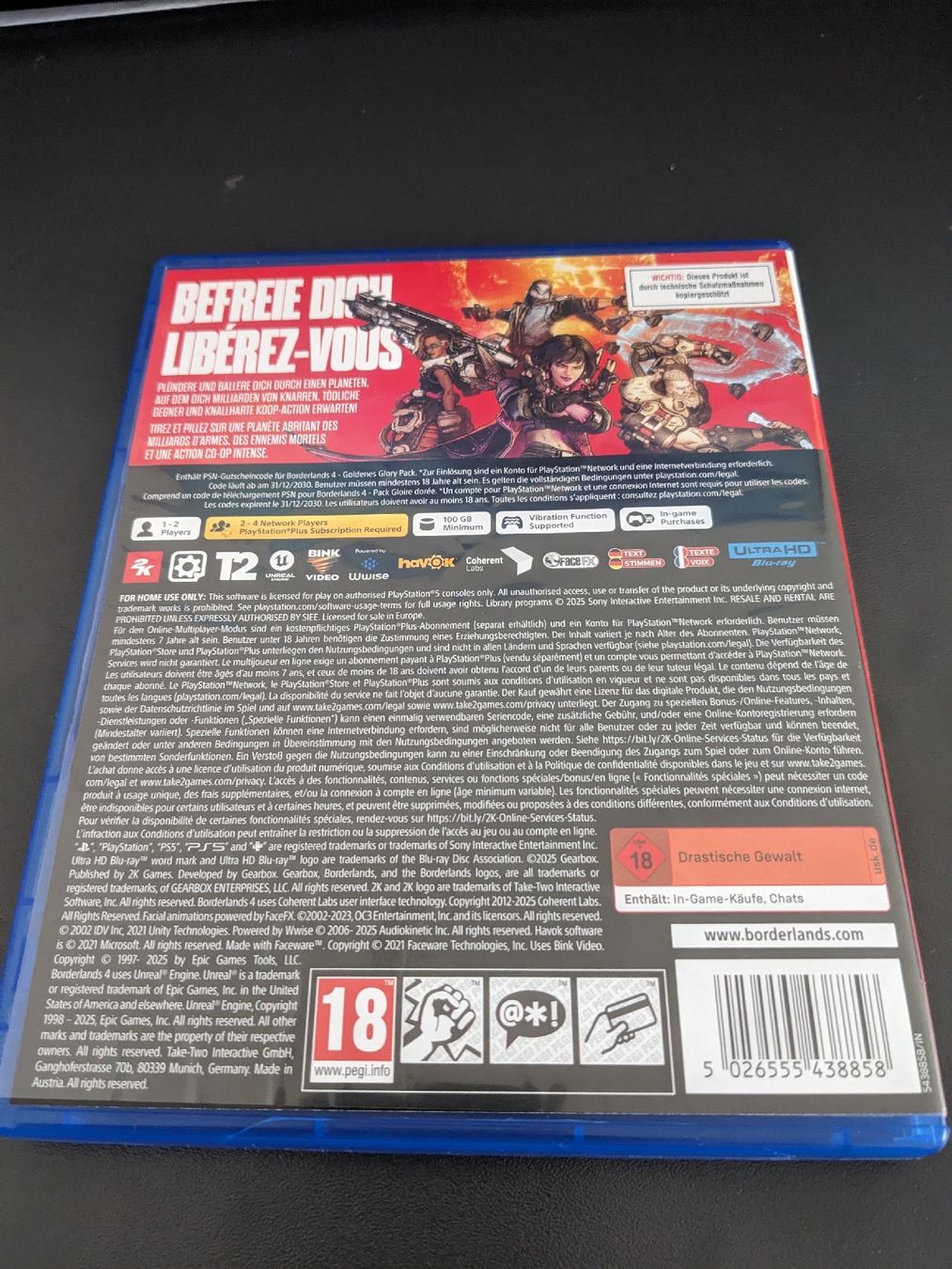 Jeux: Borderlands 4 - PS5 – D'occasion à Sion par Dom1957 1