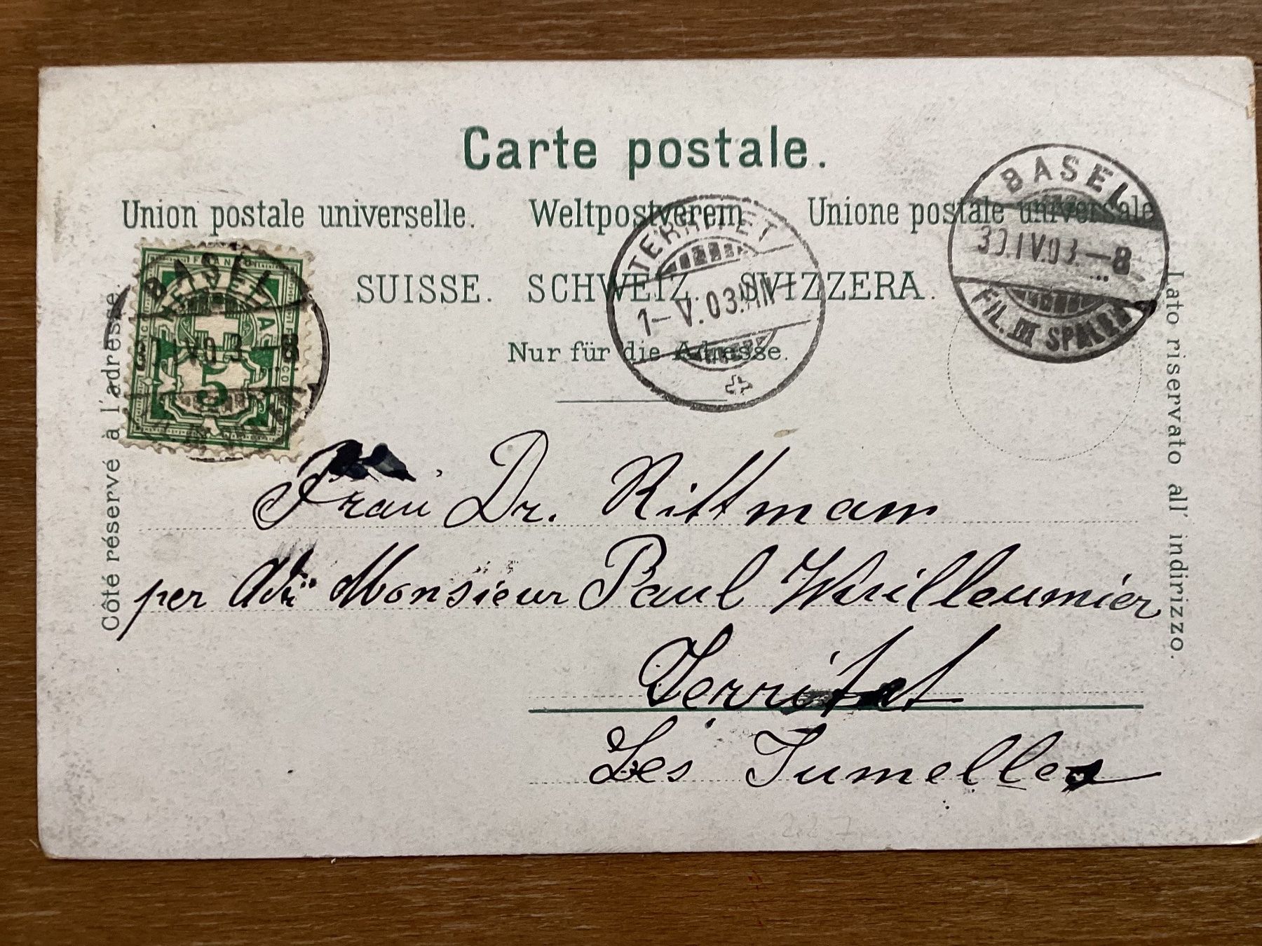 Cartes postales: AK Basel Spalentor 1903 – D'occasion à Zürich par Tolima194 1