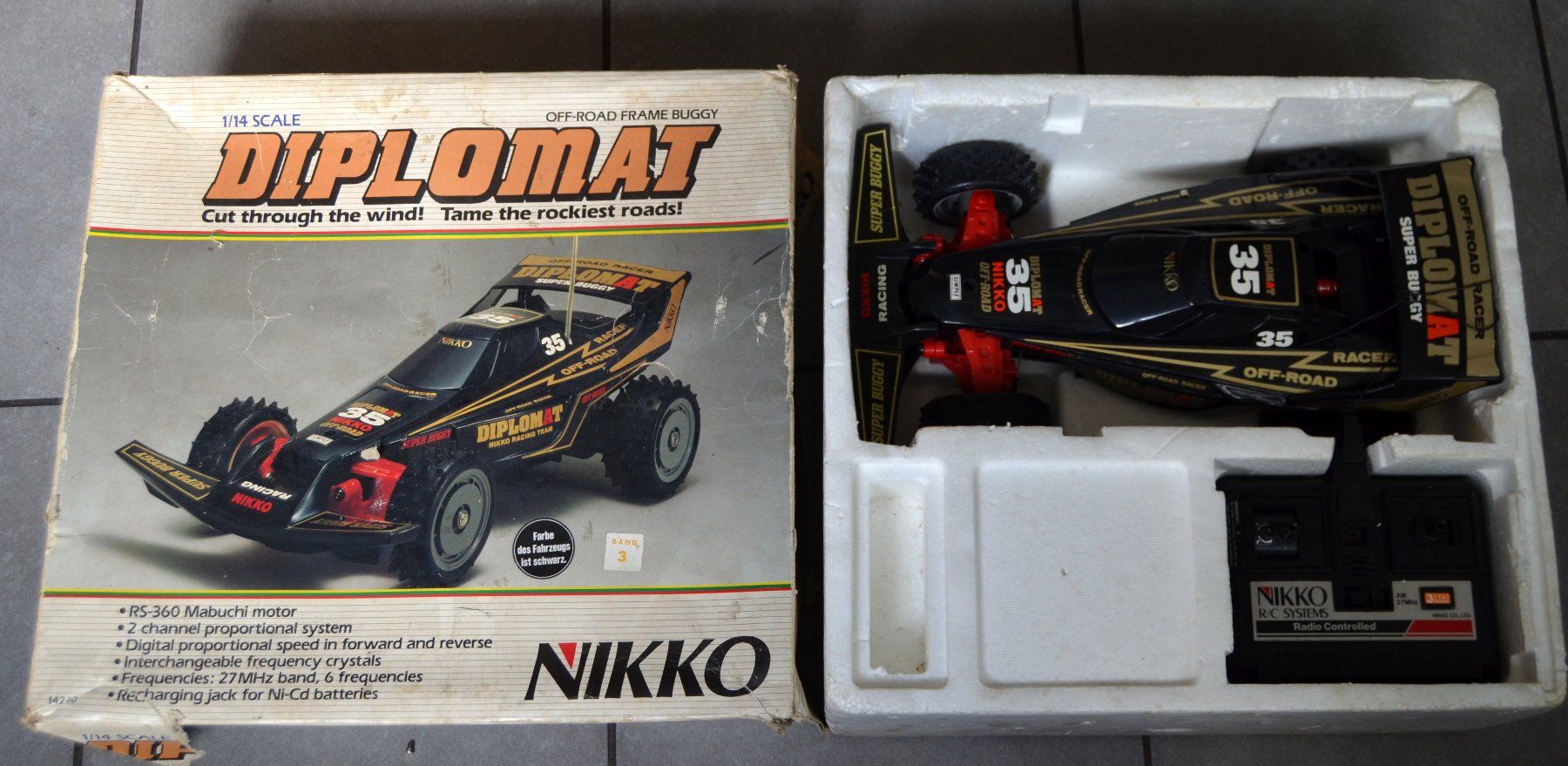 Nikko RC Kits de montage: Nikko Diplomat 1/14 RC Auto / voiture télécommandé – D'occasion à Collonges par arashee 1