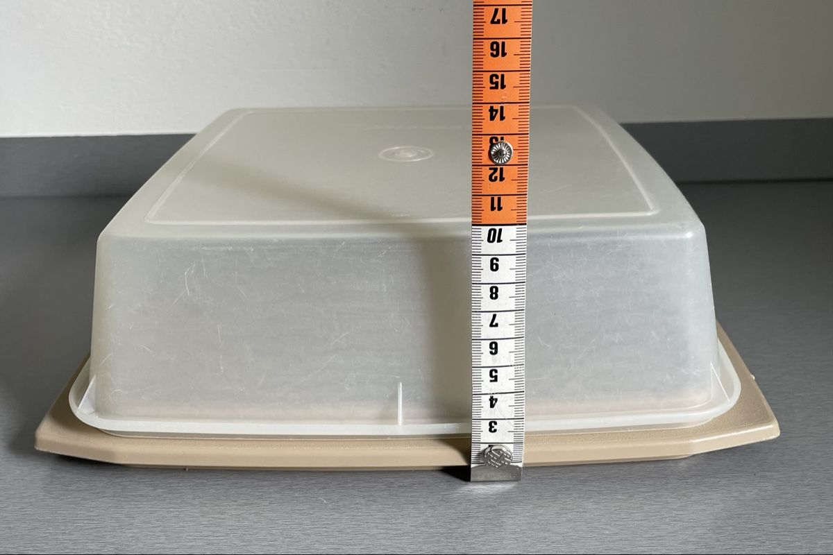 Tupperware Contenitori & Simili: Tupperware Vorratsdose gross Quadratisch beige/Transparent – Usato da St. Moritz venduto da cri_h9tt 2