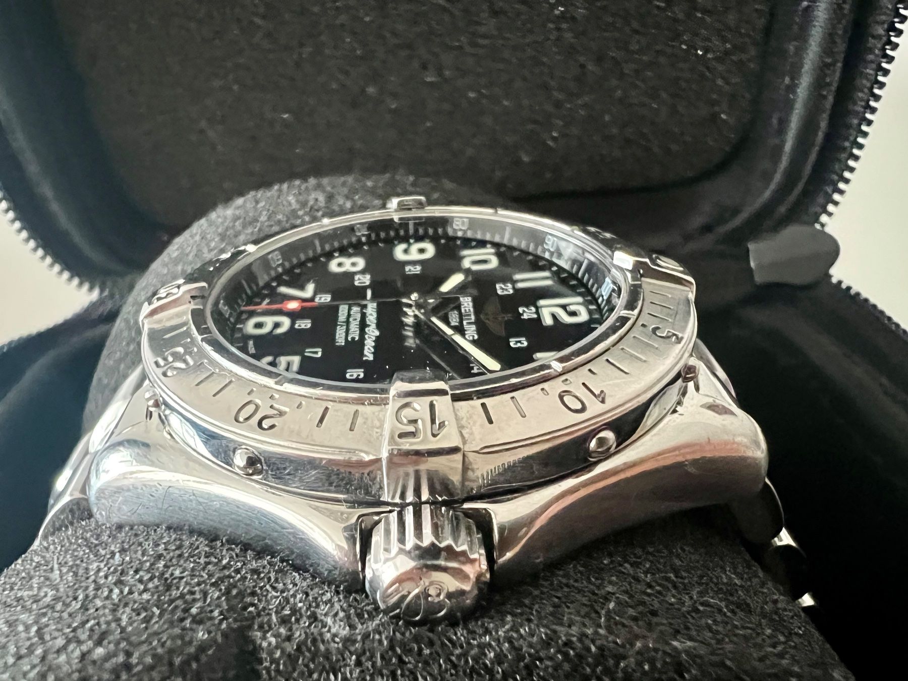 Breitling Orologi: BREITLING Superocean 1000 Automatic, A17340 + service box – Usato da Le Mont-sur-Lausanne venduto da LycaGallery 4