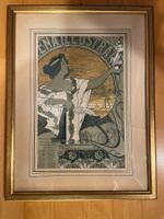 Lithografie um 1900, Art Deco, Jugendstil, Plakat, Italien