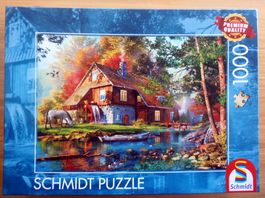 Schmidt Puzzle, Wassermühle, 1000 Teile