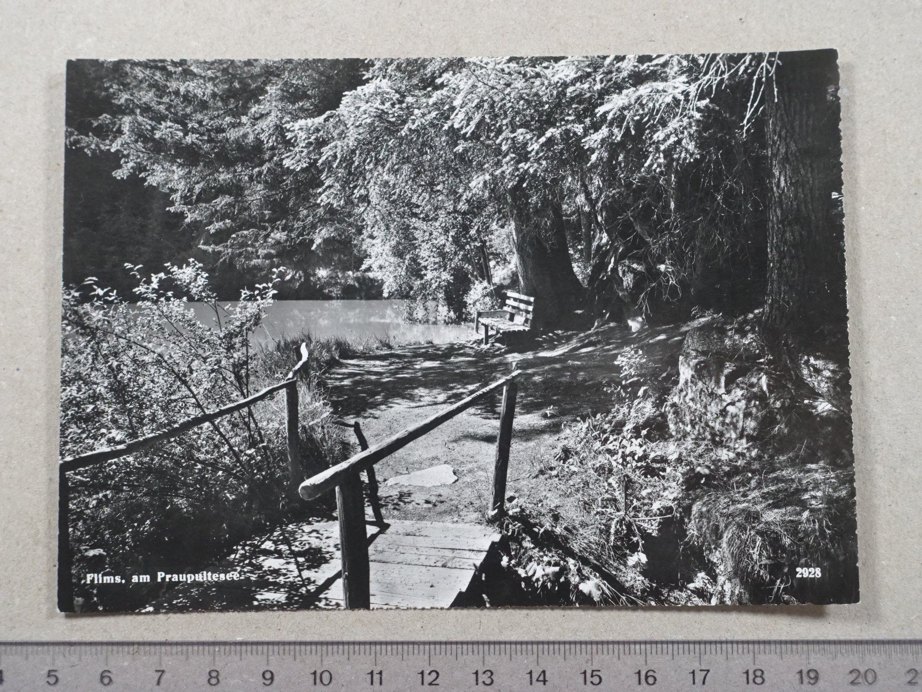 Cartoline postali: Flims, Praupultesee – Usato da Lenzburg venduto da fh1