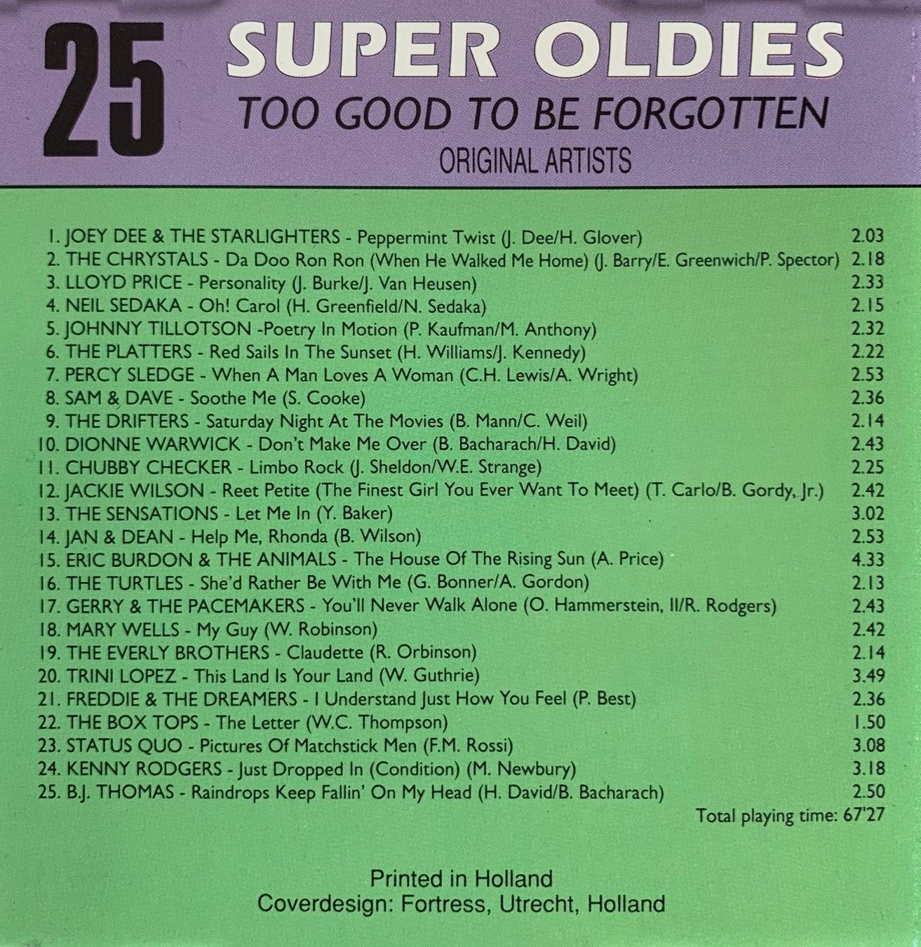 CD: Super Oldies Volume 3 – Usato da Zürich venduto da recordman01 1