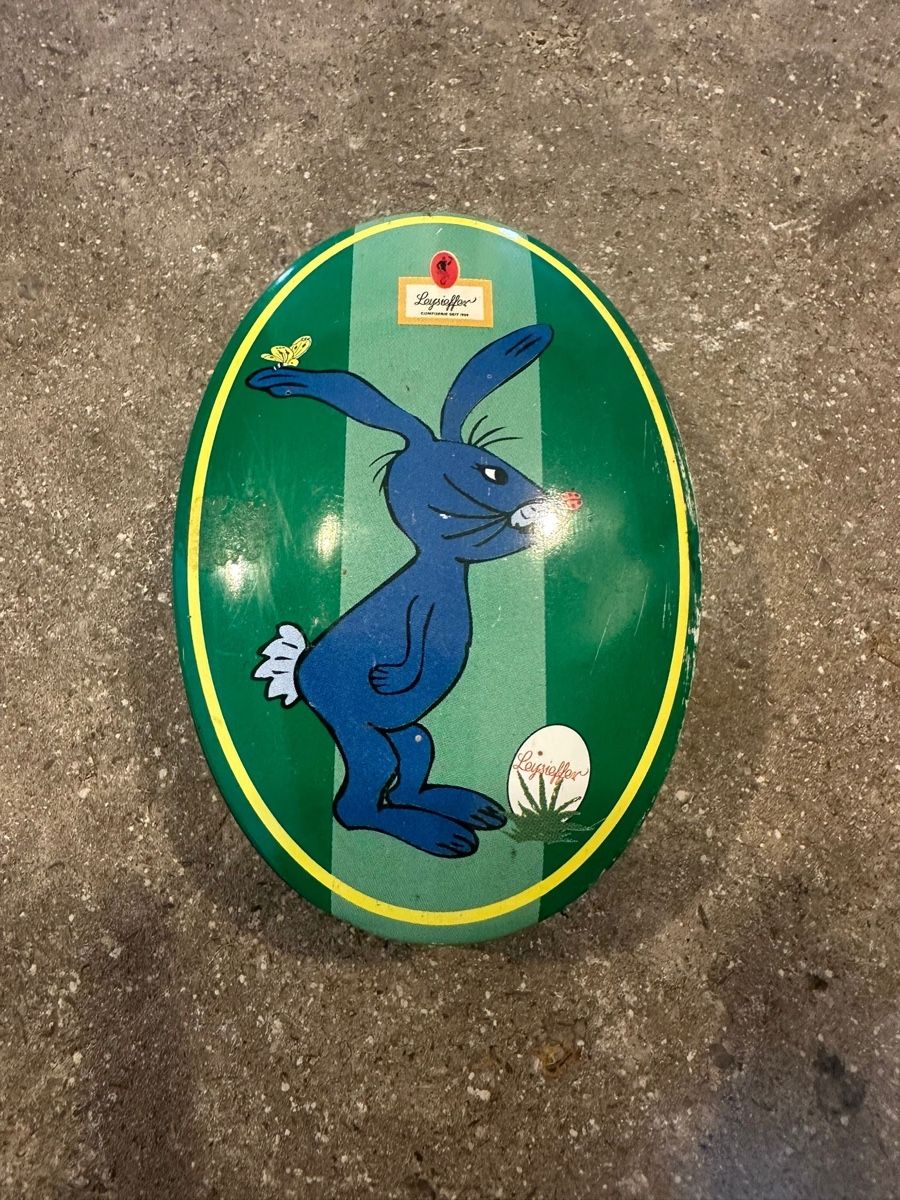 Tutte le decorazioni: Lindt Laegerli Osterdose, Hasendose, Vintage – Usato da Zürich venduto da iva_9svl