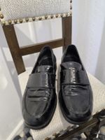 Schuhe Loafer Lackleder Schwarz Groesse 38 prada