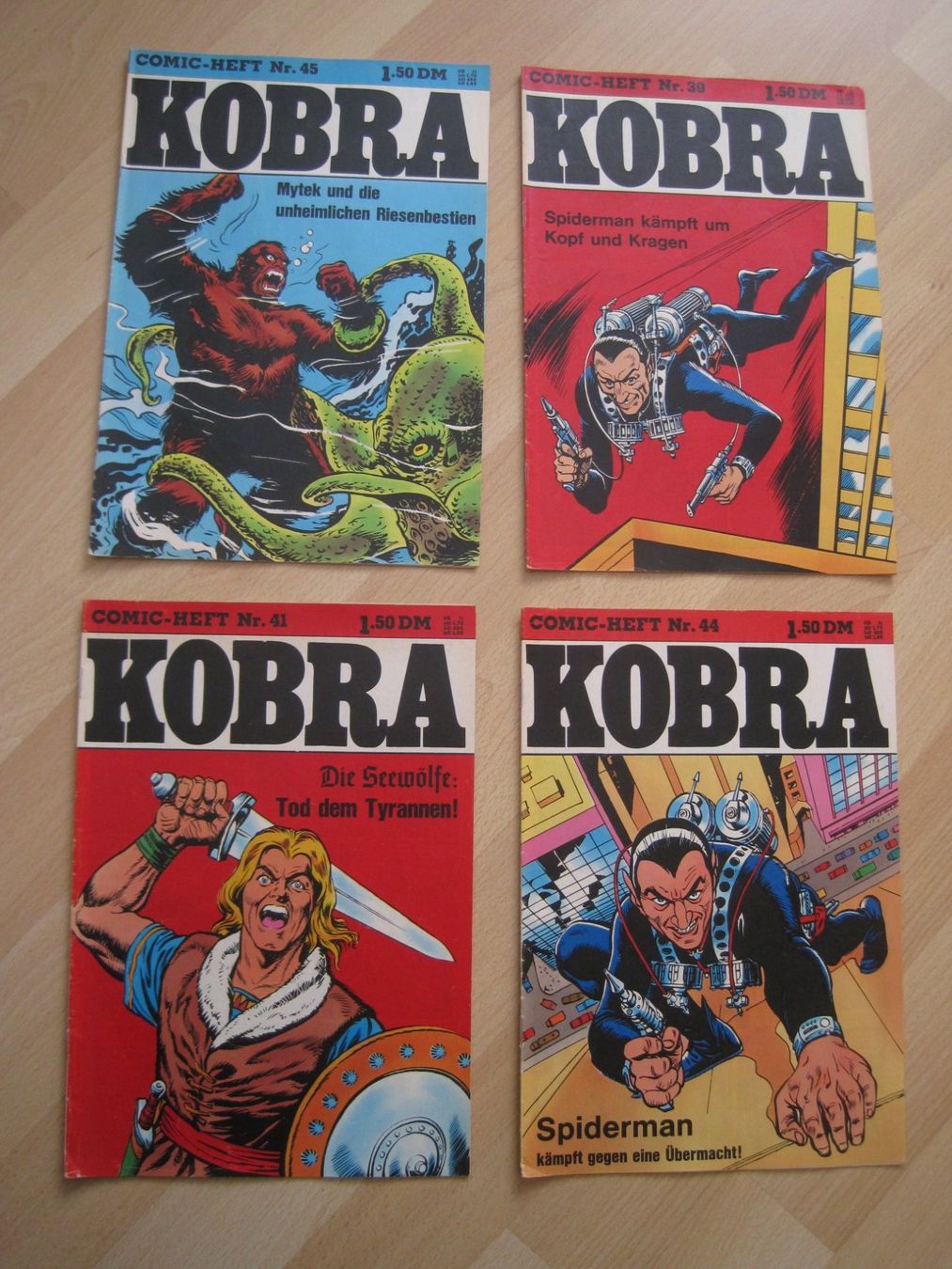 Fumetti: KOBRA Eiserne Hand Trigan Archie  1976 Comic LOT C – Usato da Gossau SG venduto da Noryflory