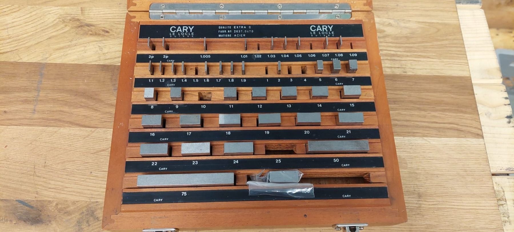 Misurare: Jeu de câles étalon CARY – Usato da Ste-Croix venduto da CAP14_SARL