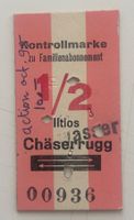 Kontrollmarke zu Falilienabonnement Iltios-Chäserrugg