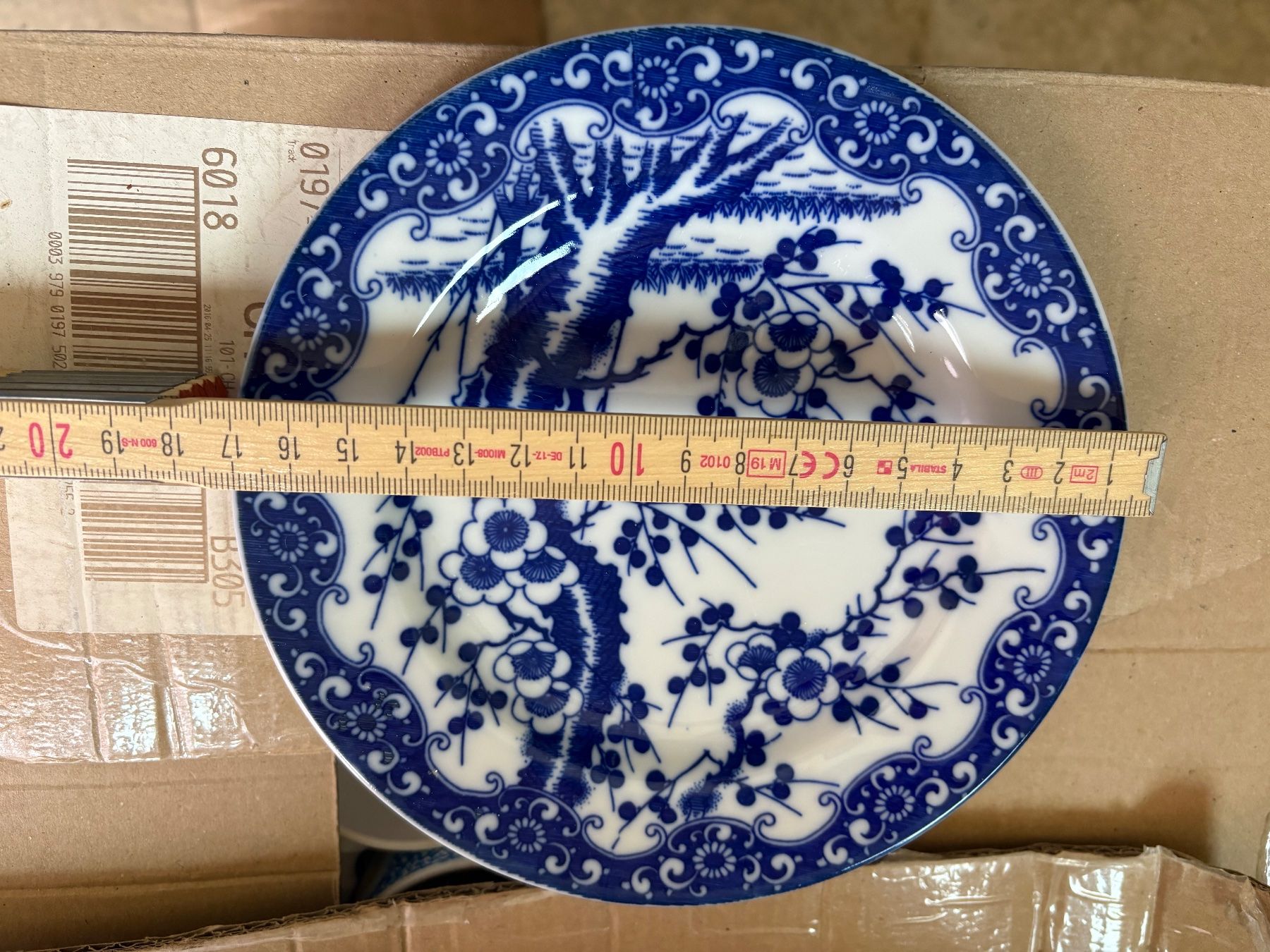 Piatti: Assiettes bleue décor arbre – Usato da Grône venduto da natatou 2