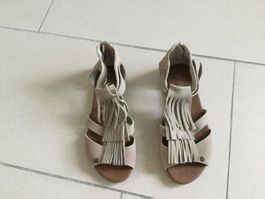 Neue Sandalen von volcom mit Fransen top in aus Leder