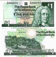 ECOSSE 1 POUND 2001 ROYAL BANK (UNC)