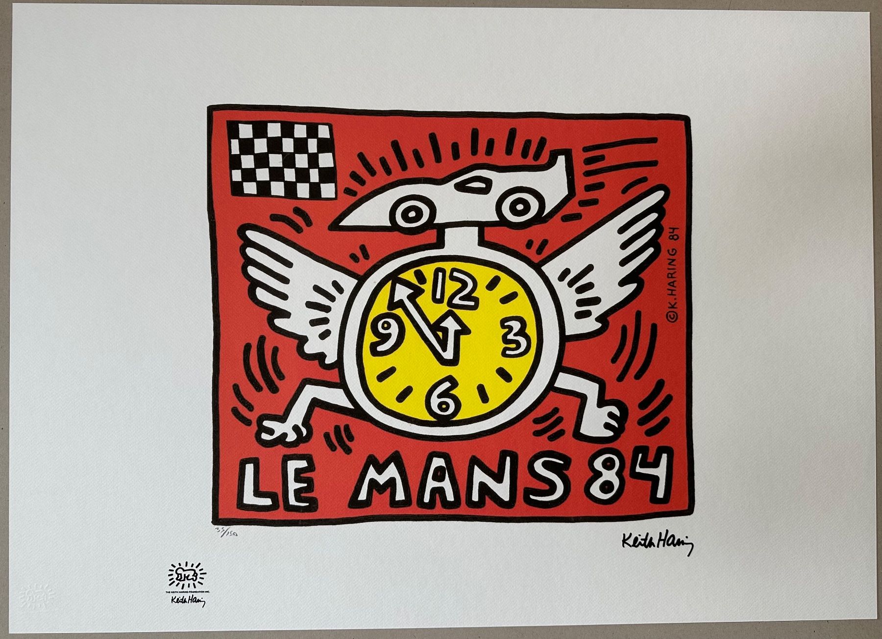 Dipinti: Keith Haring: Le Mans, POP Art 35/150 – Nuovo (secondo la descrizione) da Meilen venduto da Smgdesign