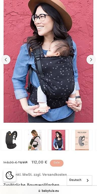 Bauch- & Rückentragen: Tula Halfbuckle Babytrage – Gebraucht aus Bern von MielaS 3
