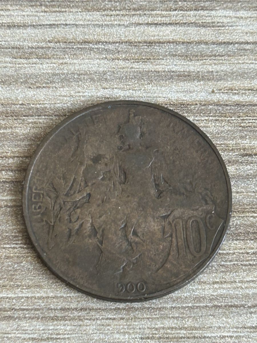 Tutti le monete: Frankreich 10 Centimes 1900 – Usato da möhlin venduto da Caja1 1