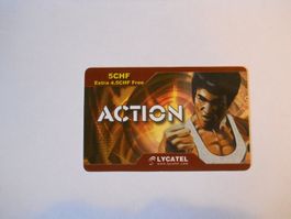 ACTION Lycatel Prepaid Karte 5CHF mit 4.5CHF