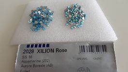 Swarovski Steinen 2028 ss16 Aquamarine,Aquamarin AB 144st.