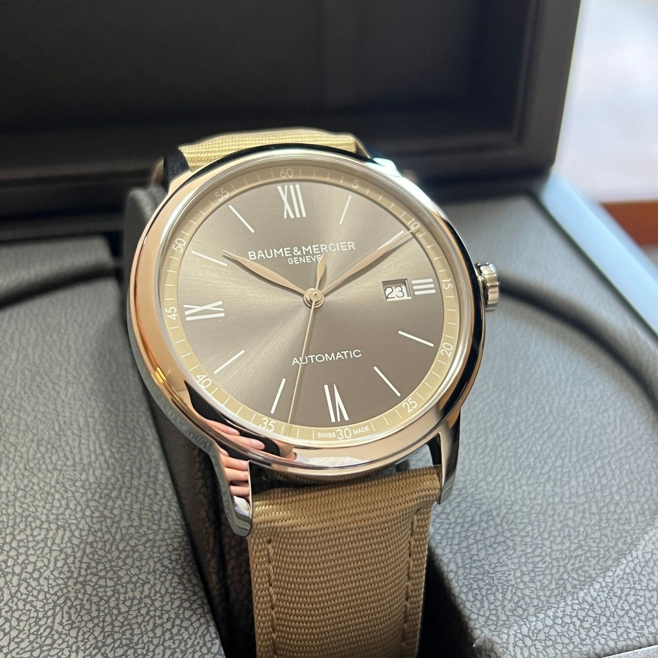 Baume & Mercier Orologi: Baume & Mercier Classima Automatic Date Full Set M0A10695 – Usato da Carouge GE venduto da Watchaser 1