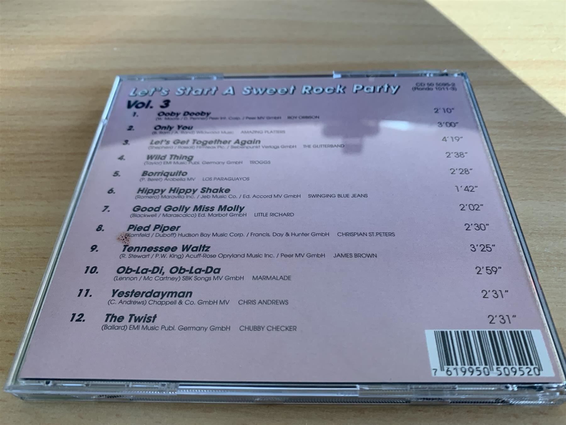 CDs: Let's Start A Sweet Rock Party Vol. 3 – Gebraucht aus Rikon im Tösstal von Alpenmutz 1